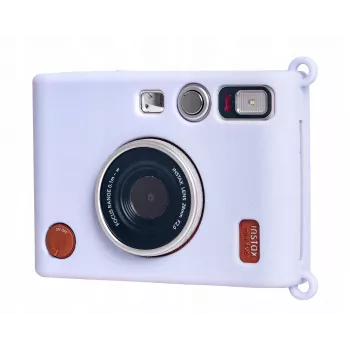 LOVEINSTANT Silicone Protective Case, skirtas Fujifilm Instax Mini Evo – violetinė