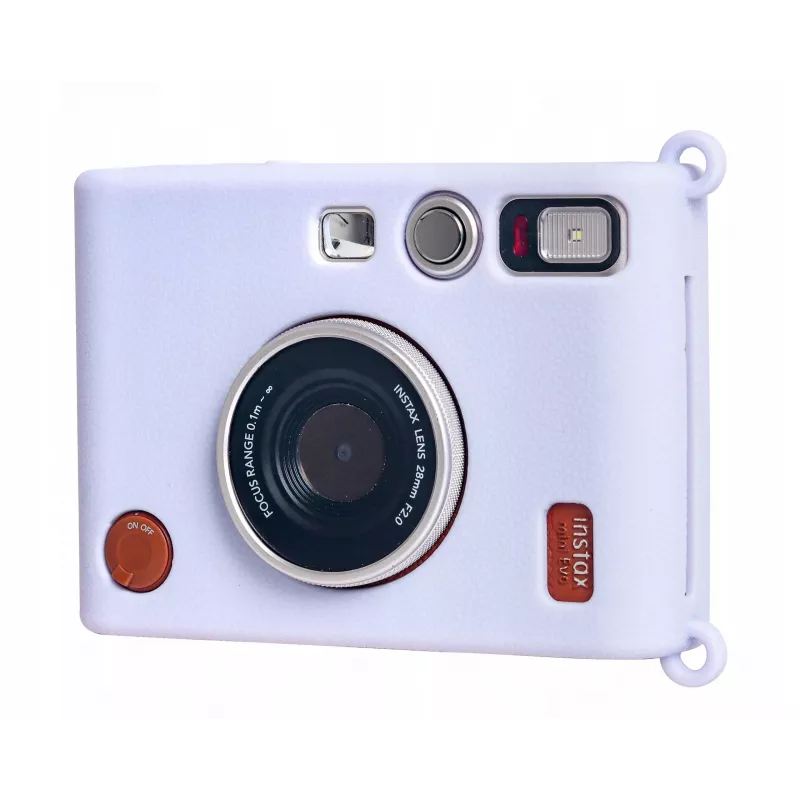 LOVEINSTANT Silicone Protective Case, skirtas Fujifilm Instax Mini Evo – violetinė