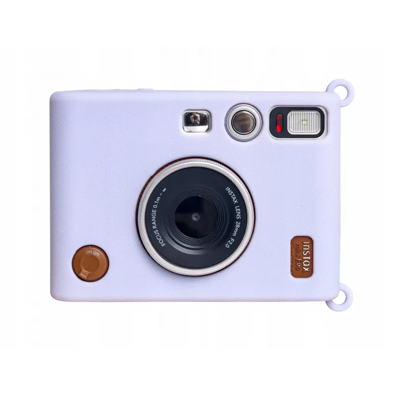 LOVEINSTANT Silicone Protective Case, skirtas Fujifilm Instax Mini Evo – violetinė