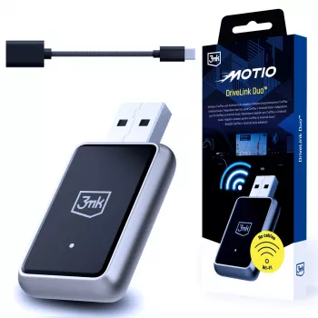 3mk DriveLink Duo magnetinis belaidis automobilinis įkroviklis su ventiliacijos ir prietaisų skydelio laikikliu, 15W Qi, MagSafe suderinamas, juodos spalvos