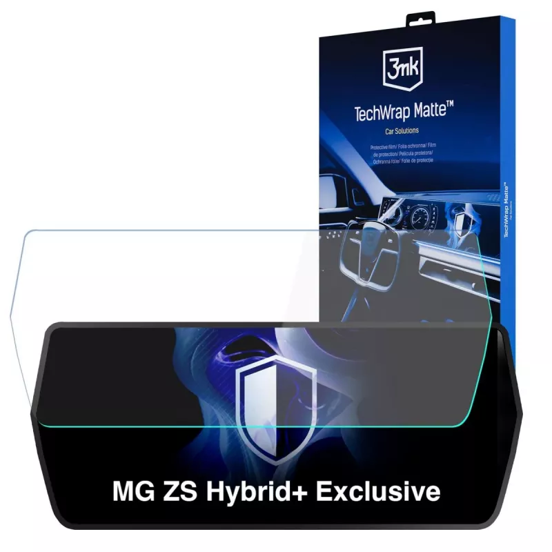 3MK PROTECTION MG ZS Hybrid+ Exclusive (2024 - ) - 3mk TechWrap matinis centrinio ekrano apsauginis stiklas
