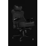 YUMISU 2052 žaidimų kėdė, audinio apmušalas, juodos spalvos (Y-2052-GB-M)