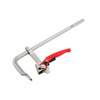 AWTOOLS Reketinis F tipo spaustuvas 120 x 500 mm (22 x 10,6 mm strypas) – sunkaus darbo greito atleidimo spaustuvas medienos apdirbimui