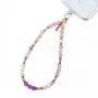 Crong Phone Charm Lanyard su pasteliniais karoliukais – universalus riešo dirželis išmaniesiems telefonams