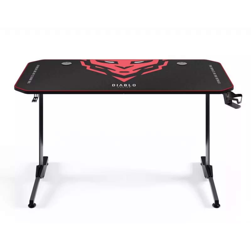 Diablo X-Mate 1400 žaidimų stalas 140 cm x 60 cm juodas