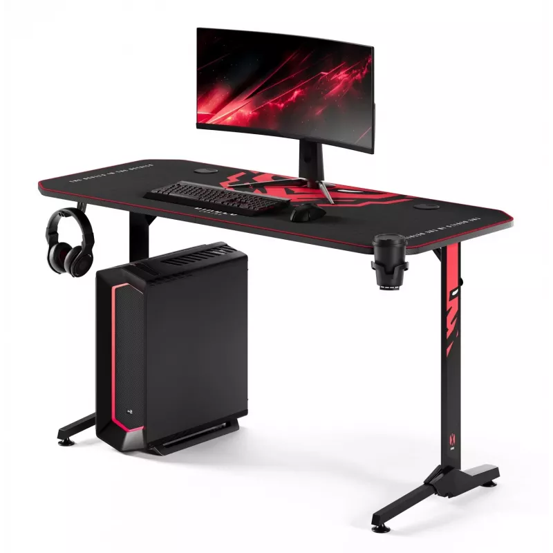 Diablo X-Mate 1400 žaidimų stalas 140 cm x 60 cm juodas