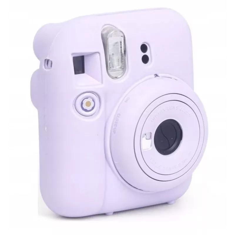 LOVEINSTANT Silicone Protective Case, skirtas Fujifilm Instax Mini 12 – violetinė
