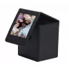 LOVEINSTANT Nuotraukų dėžutė, skirta Fujifilm Instax Square – juoda su peržiūros langeliu, talpina 100 nuotraukų