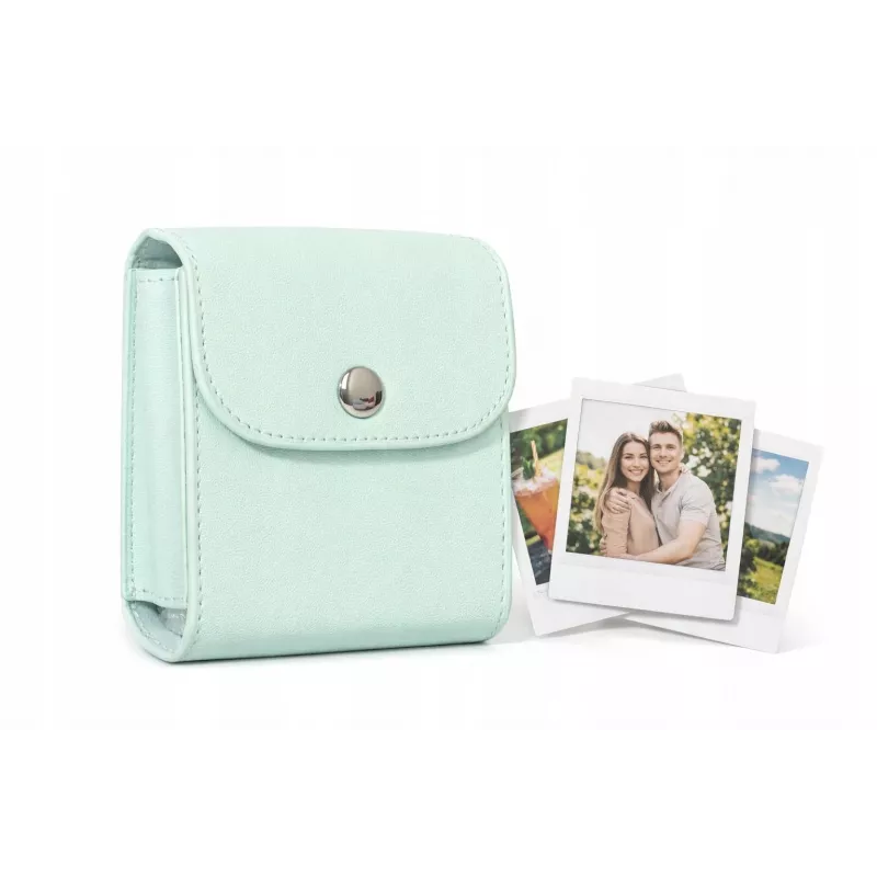 LOVEINSTANT foto dėklas Fujifilm Instax Square nuotraukoms (SQ1/SQ6/SQ10/SQ20/SQ40), žalias