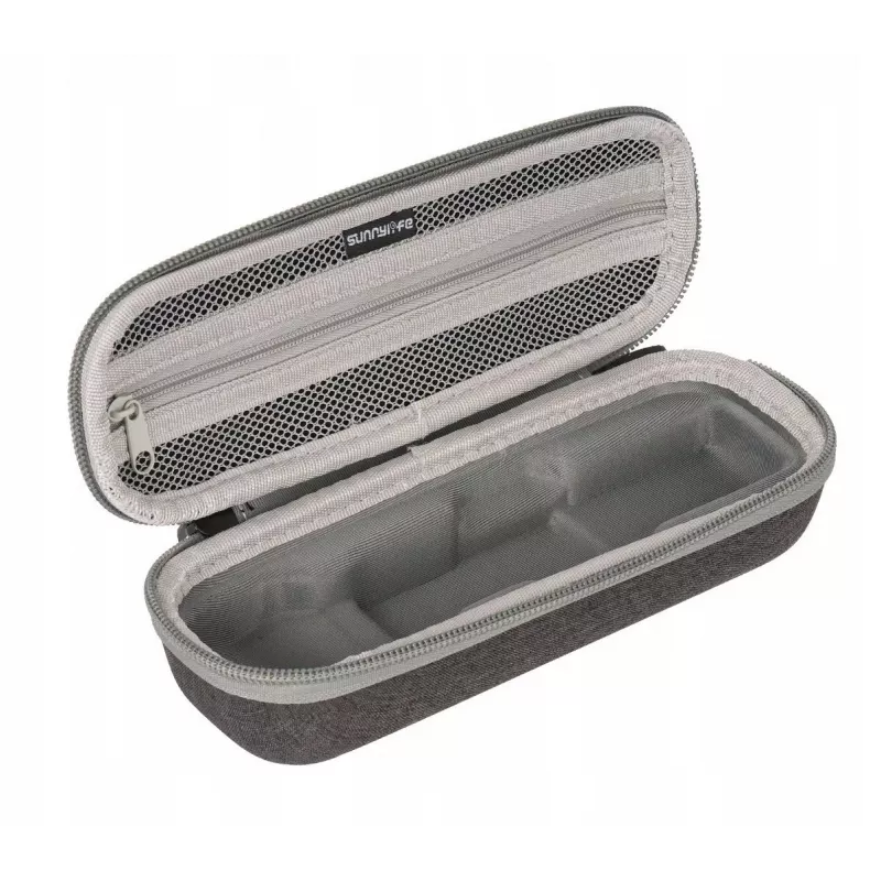 SUNNYLIFE Hard Case su karabinu, skirtas DJI Osmo Pocket 4 / 3 - pilka
