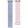 Beline Magnetic Pro Apple Watch dirželis 38/40/41mm Rožinis/Sierra Blue