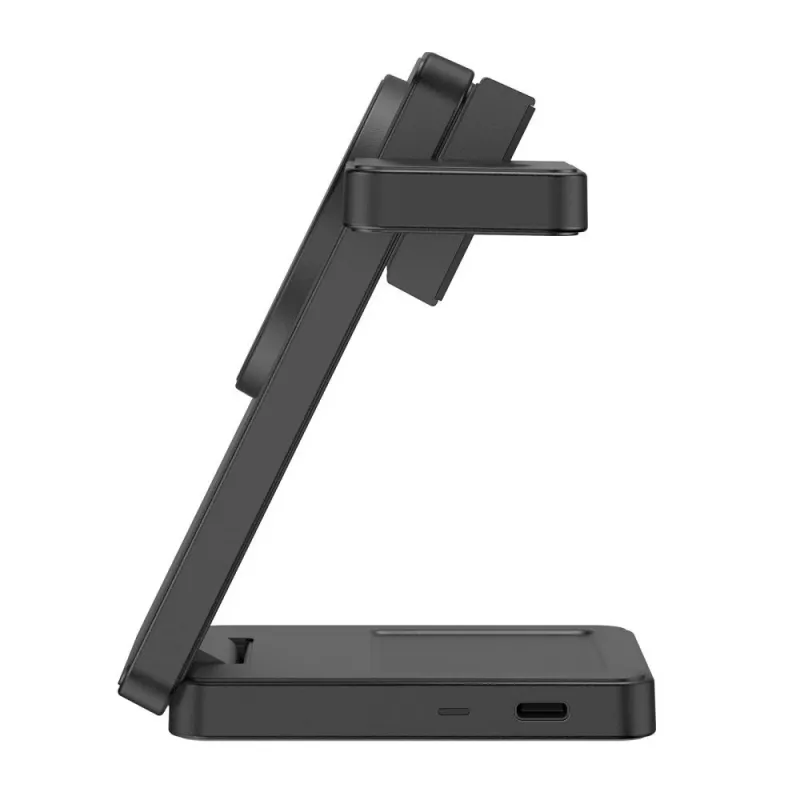 TECH-PROTECT A56 3-in-1 magnetinis MagSafe belaidis įkroviklis 25W Qi2.2 juodas