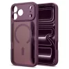 Tech-Protect Basicmag Magsafe iPhone 17 Pro Max / 18 Pro Max matinis tamsiai vyšninis dėklas