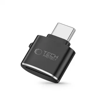 Spigen Tech-Protect Ultraboost USB-C MicroSD/TF kortelių skaitytuvas - Space Gray
