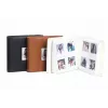 LOVEINSTANT fotoalbumas, skirtas Polaroid Go, 36 lapų, 288 nuotraukoms, ruda PU oda