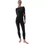 Moteriški termoaktyvūs marškinėliai 4F F176 Deep Black Allover, dydis M/L