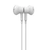 Beline USB-C ausinės su mikrofonu ir valdymo mygtukais, baltos