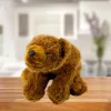 LEAN TOYS Pliušinis žaislas Rudas meškiukas 28 cm
