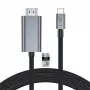 TECH-PROTECT ULTRABOOST USB-C į HDMI 2.1 laidas 8K 60Hz 200cm pilkos spalvos