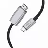 TECH-PROTECT ULTRABOOST USB-C į HDMI 2.1 laidas 8K 60Hz 200cm pilkos spalvos