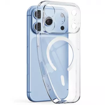 Tech-Protect Flexair MagSafe dėklas, skirtas iPhone 17 Pro / 18 Pro - skaidrus