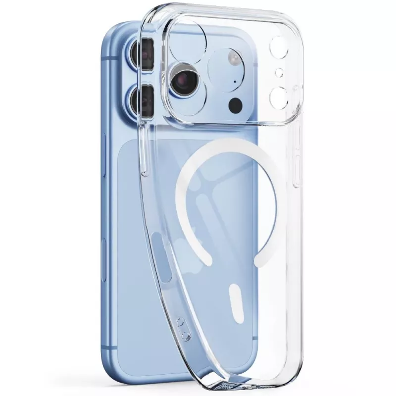 Tech-Protect Flexair MagSafe dėklas, skirtas iPhone 17 Pro / 18 Pro - skaidrus