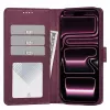 TECH-PROTECT MagSafe piniginė, skirta iPhone 17 Pro Max / 18 Pro Max – slyvinė, RFID apsauga, talpina 3 korteles