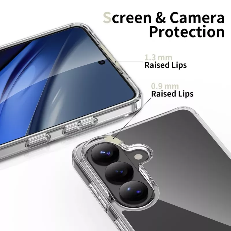 Tech-Protect FlexAir Hybrid dėklas Samsung Galaxy S26 - permatomas