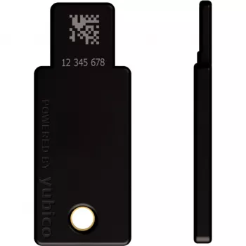 YubiKey 5 NFC apsaugos raktas 2 vnt. (juoda/auksinė, USB-A ir NFC)