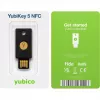 YubiKey 5 NFC apsaugos raktas 2 vnt. (juoda/auksinė, USB-A ir NFC)