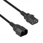 Akyga AK-PC-07C maitinimo prailginimo laidas CU IEC C13 į C14 3m juodas