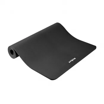 REBEL ACTIVE NBR mankštos kilimėlis 190x100x1,5 cm juodos spalvos – joga, pilatesas, fitnesas