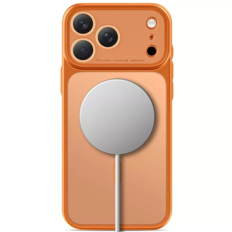 TECH-PROTECT MagPrime MagSafe CC iPhone 17 Pro / 18 Pro matinis Cosmic Orange dėklas