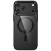 Tech-Protect Magmat MagSafe skaidrus dėklas, skirtas iPhone 17 Pro Max / 18 Pro Max - juodas
