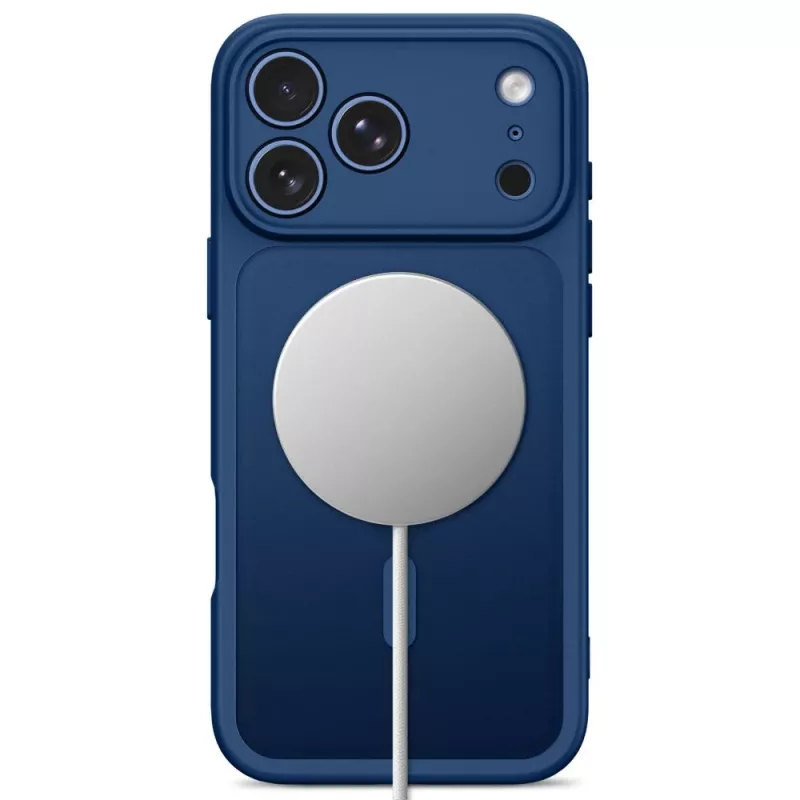 Tech-Protect BasicMag MagSafe dėklas, skirtas iPhone 17 Pro / 18 Pro - matinis tamsiai mėlynas
