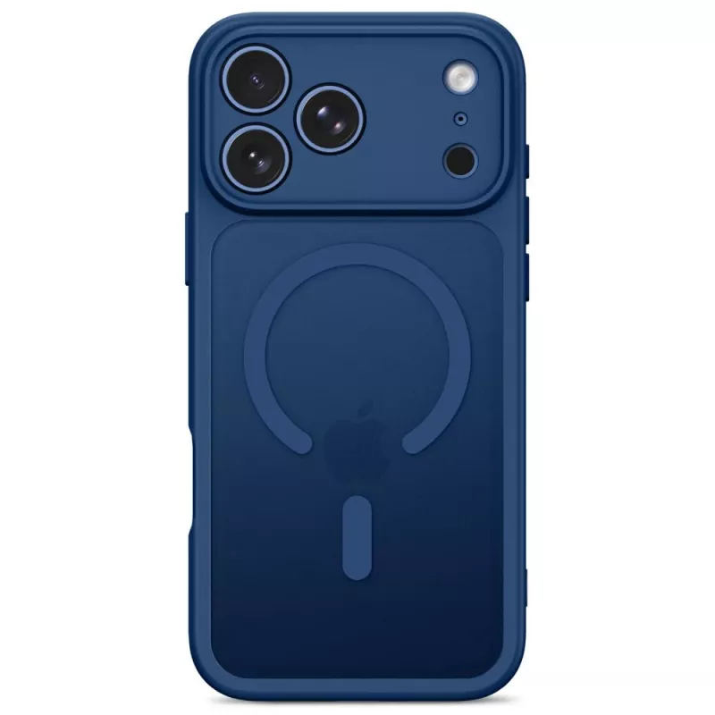 Tech-Protect BasicMag MagSafe dėklas, skirtas iPhone 17 Pro / 18 Pro - matinis tamsiai mėlynas