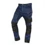 NEO TOOLS 81-360-1-XL Denimo darbo kelnės su oksfordo sustiprinimais, tamsiai mėlynos, XL dydžio