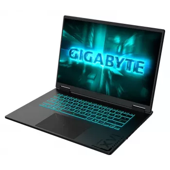 GIGABYTE A16 16 colių 165Hz žaidimų nešiojamasis kompiuteris - AMD Ryzen 7 260, 32GB RAM, 512GB SSD + 1TB HDD, NVIDIA GeForce RTX 5060, be OS