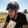Vayox Kask Speed blizgantis juodas dviračio šalmas su LED šviesa, dydis M (54-58 cm)