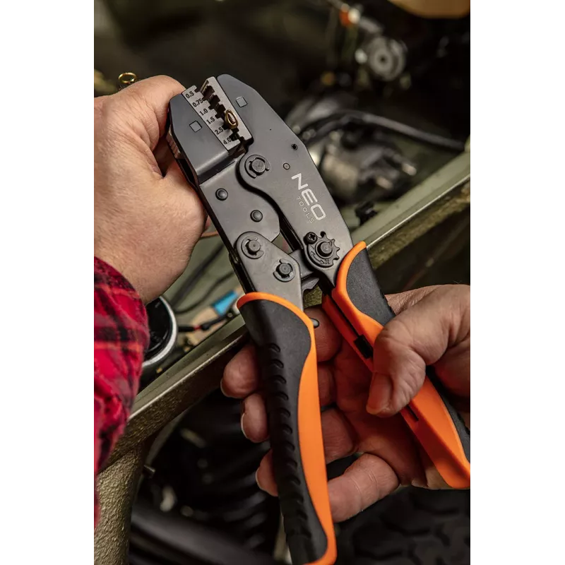 NEO TOOLS Ferrule Crimping Pliers 0.5-16 mm² (22-6 AWG)