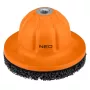 NEO TOOLS 11-136 Ratų stebulės valymo diskų rinkinys, 150 mm, 1/2 inch pavara, neaustinis abrazyvinis diskas rūdims šalinti