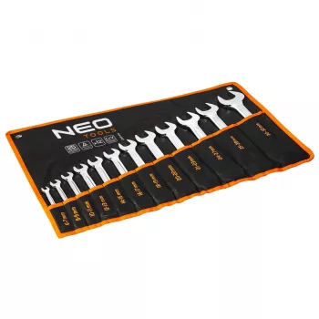 NEO TOOLS dvipusiai atvirieji raktai 6-32 mm, 12 vnt.