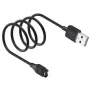 Beline USB-A įkrovimo laidas, skirtas Garmin išmaniesiems laikrodžiams, 1 m, juodas