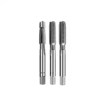 M12 rankinis sriegtuvų rinkinys DIN 352 6HX HSSE INOX EL-CUT 3 vnt. metrinis stambus