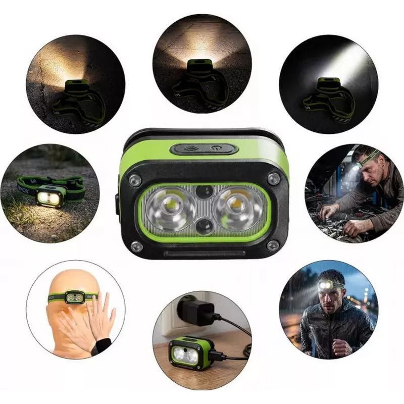 Vayox VA0453 Daugiafunkcinis LED darbinis žibintas su Bluetooth garsiakalbiu 2x5W 450lm 8000mAh