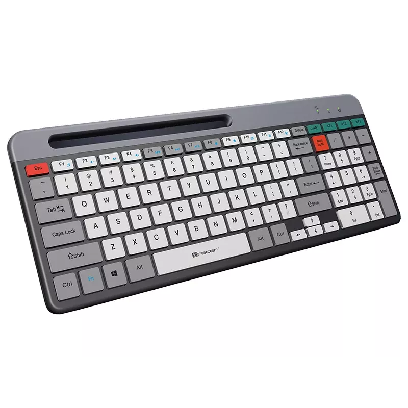 TRACER SHARP belaidė klaviatūra, 2,4 GHz, pilno dydžio, QWERTY, juoda