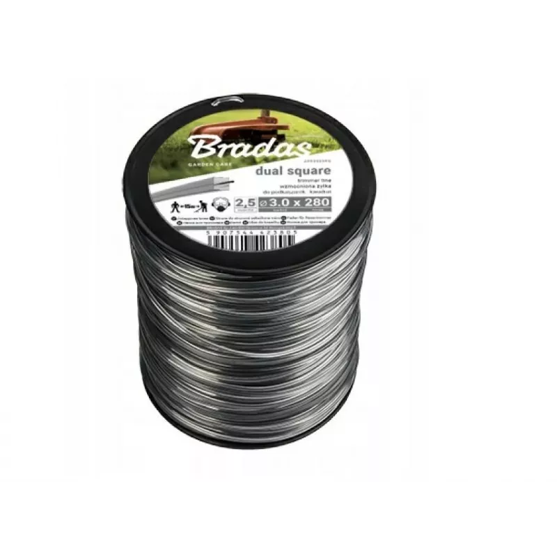 Bradas ZRK3025KG Augalų rišimo viela 30 m žalia, 2,5 mm plienine šerdimi su plastikine danga ir pjaustytuvu