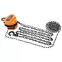 NEO TOOLS 1 tonos 3 m rankinis grandininis keltuvas su 6 mm krovinine grandine ir dvigubu fiksatoriumi