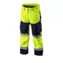 NEO TOOLS Softshell didelio matomumo darbo kelnės, fluorescencinės geltonos spalvos, XL dydis