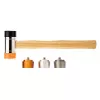 NEO TOOLS minkšto smūgio plaktukas su keičiamais antgaliais 660 g, 45 mm, stiklo pluošto rankena